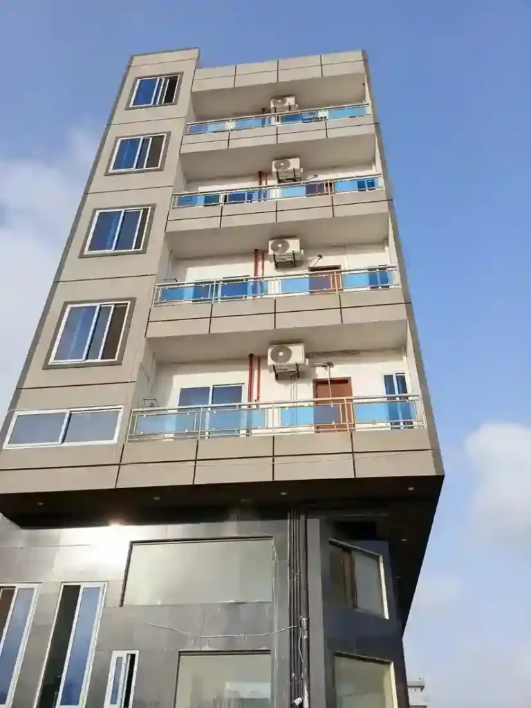 Exterior of Defence Phase 7 extension, a United Trading Company fire safety project